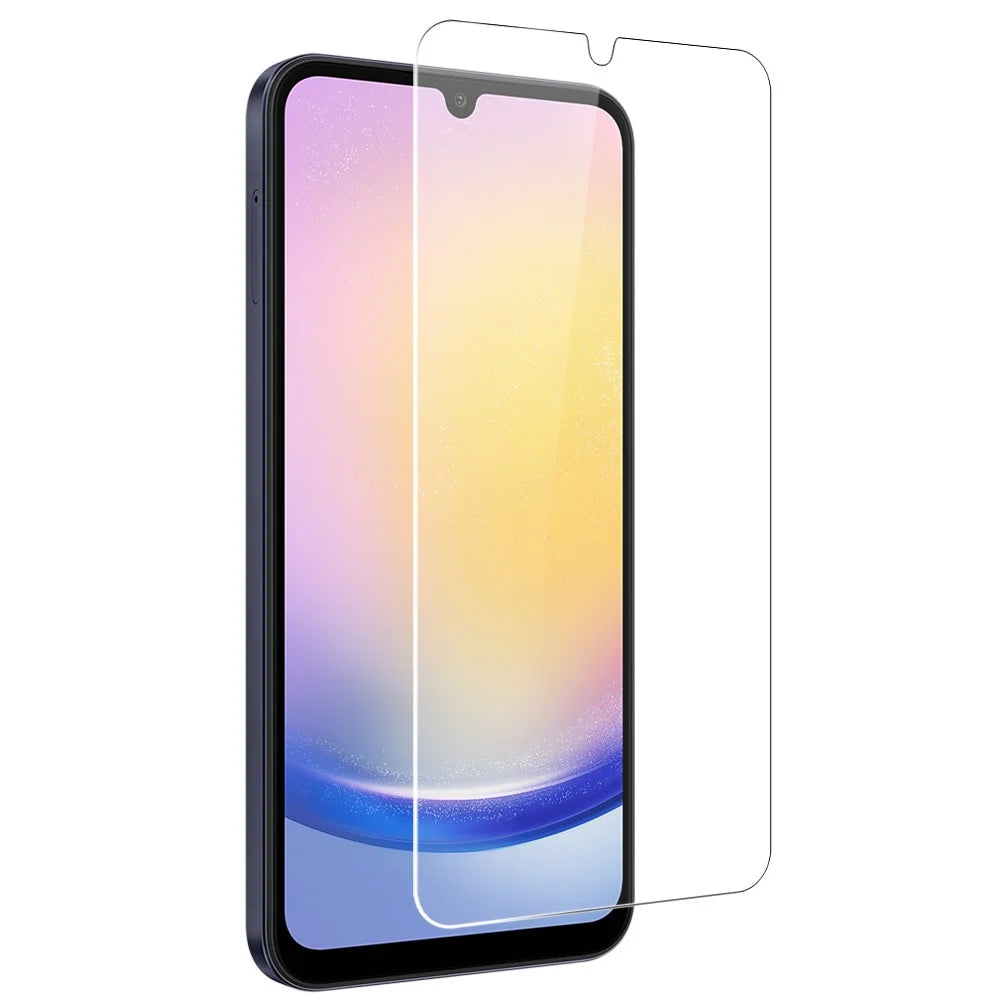 NORTHJO For Samsung Galaxy A25 5G (Global) (161.0 x 76.5 x 8.3mm) Clear Phone Case TPU Cover with Tempered Glass Film - Transparent - 3