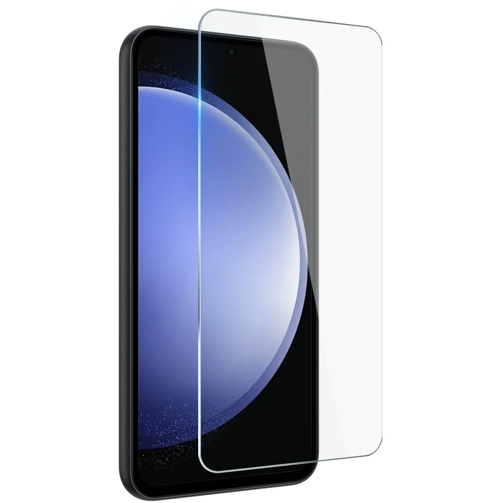 NORTHJO For Samsung Galaxy S23 FE TPU Phone Case with Tempered Glass Film - Transparent - 2