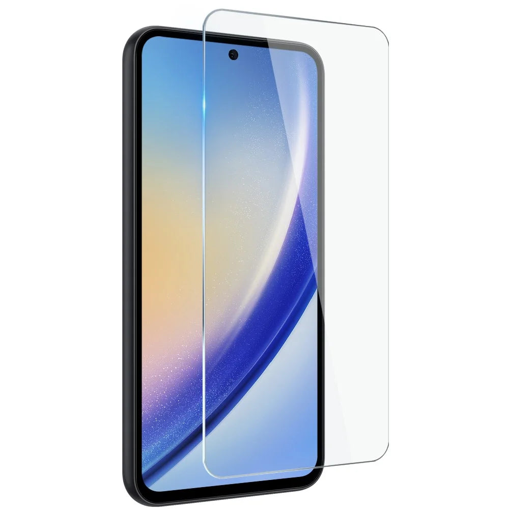 NORTHJO For Samsung Galaxy A55 5G TPU Case Phone Cover with Tempered Glass Film - Transparent - 3