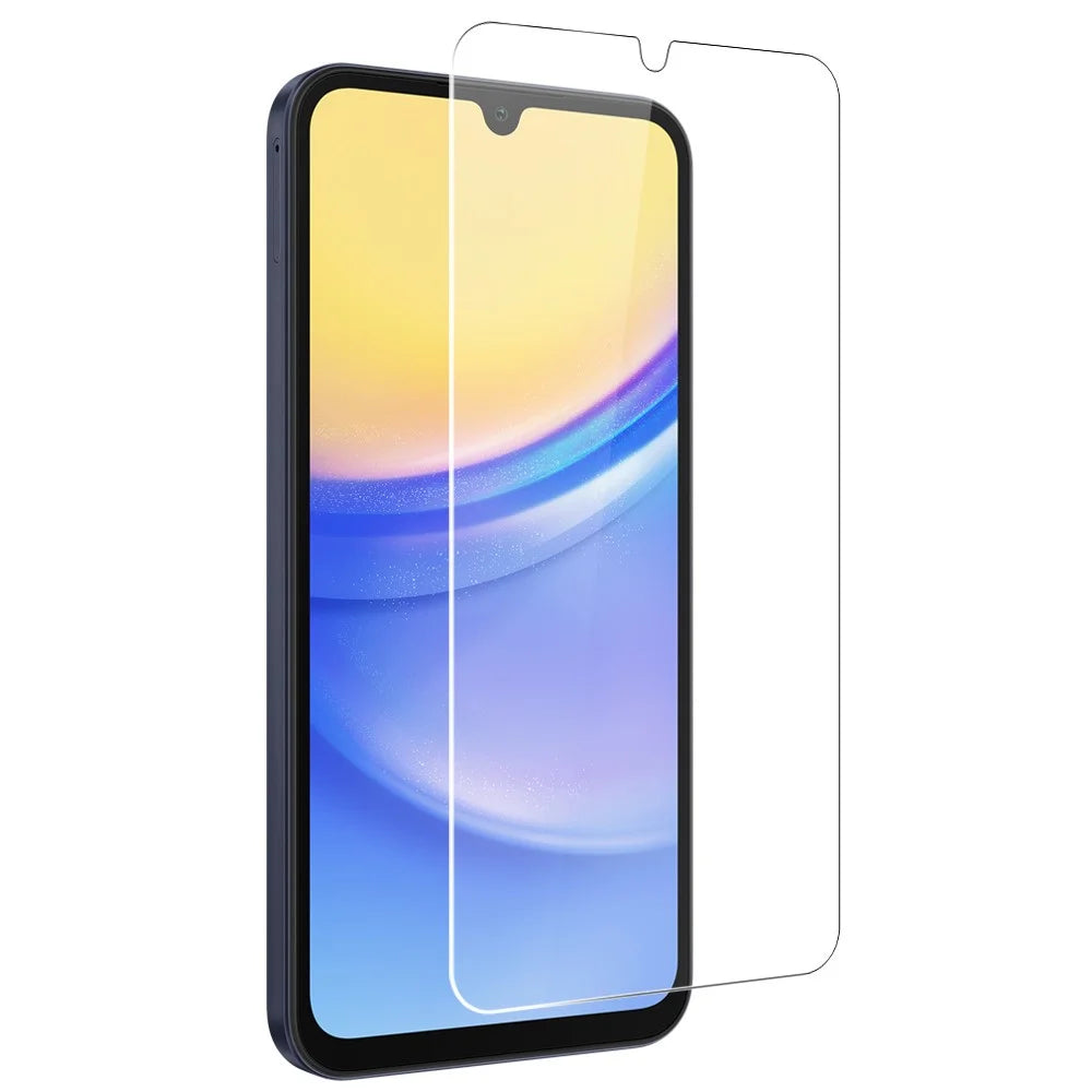 NORTHJO For Samsung Galaxy A15 5G / 4G Soft TPU Case with Tempered Glass Screen Protector - Transparent - 2