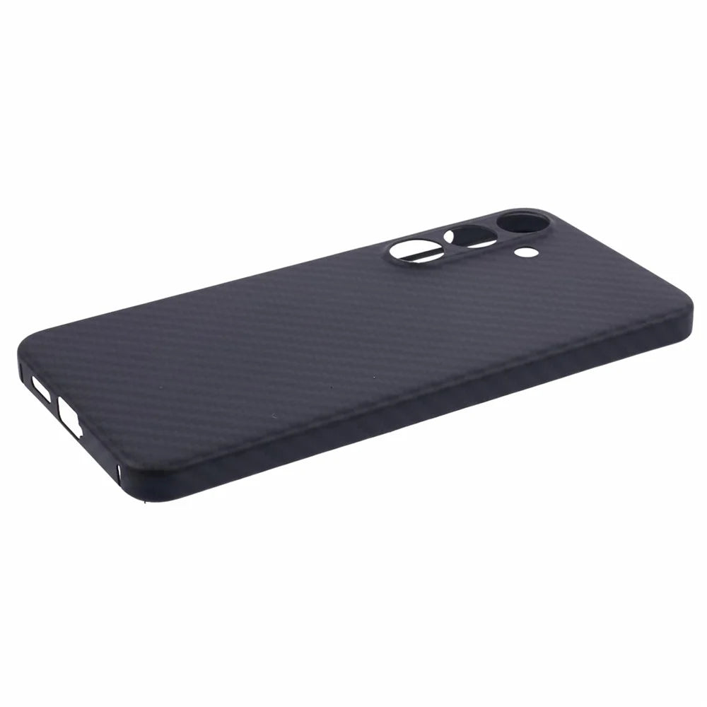 For Samsung Galaxy S24+ Aramid Fiber Case 1500D Carbon Fiber Texture Anti-Drop Phone Cover, Black - 5