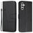 Phone Case for Samsung Galaxy A35 5G Wallet Stand Flip PU Leather Phone Cover - Black - 1