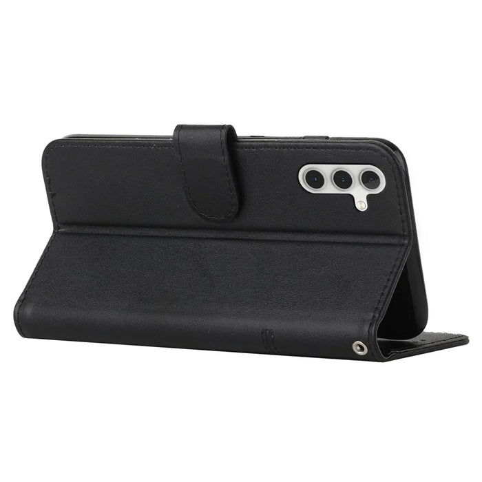 Phone Case for Samsung Galaxy A35 5G Wallet Stand Flip PU Leather Phone Cover - Black - 3