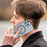 For iPhone 12 Pro Max 6.7 inch Magnetic Case Translucent Matte TPU + PC Phone Cover Compatible with MagSafe - Dark Blue - 5