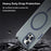 For iPhone 12 Pro Max 6.7 inch Magnetic Case Translucent Matte TPU + PC Phone Cover Compatible with MagSafe - Dark Blue - 7