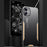For iPhone 11 Hard Shell Phone Case Anti-Fingerprint Matte Aluminum Alloy Cover - Gold - 6