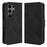 For Samsung Galaxy S24 Ultra Leather Case Multiple Card Slots Wallet Phone Cover - Black - 1