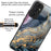 For Samsung Galaxy A35 5G Tempered Glass Back Phone Case Marble Pattern Printing - Style G - 2