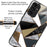 For Samsung Galaxy A15 4G / 5G Tempered Glass Case Shock Protective Phone Cover Marble Pattern - Style N - 2