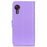 For Samsung Galaxy Xcover7 Leather Phone Case with Wallet Stand Magnetic Clasp - Purple - 7