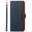 KHAZNEH For Samsung Galaxy Xcover7 Leather Phone Case RFID Blocking Wallet - Blue - 6