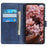 For Samsung Galaxy Xcover7 Cowhide Texture Leather Case with Wallet Stand - Blue - 2