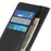 For Samsung Galaxy Xcover7 Leather Case Classic Lychee Texture Phone Wallet Cover - Black - 4