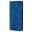 PU Leather Shell for OnePlus 12 5G Phone Case Stand Card Slots Cell Phone Cover - Blue - 7