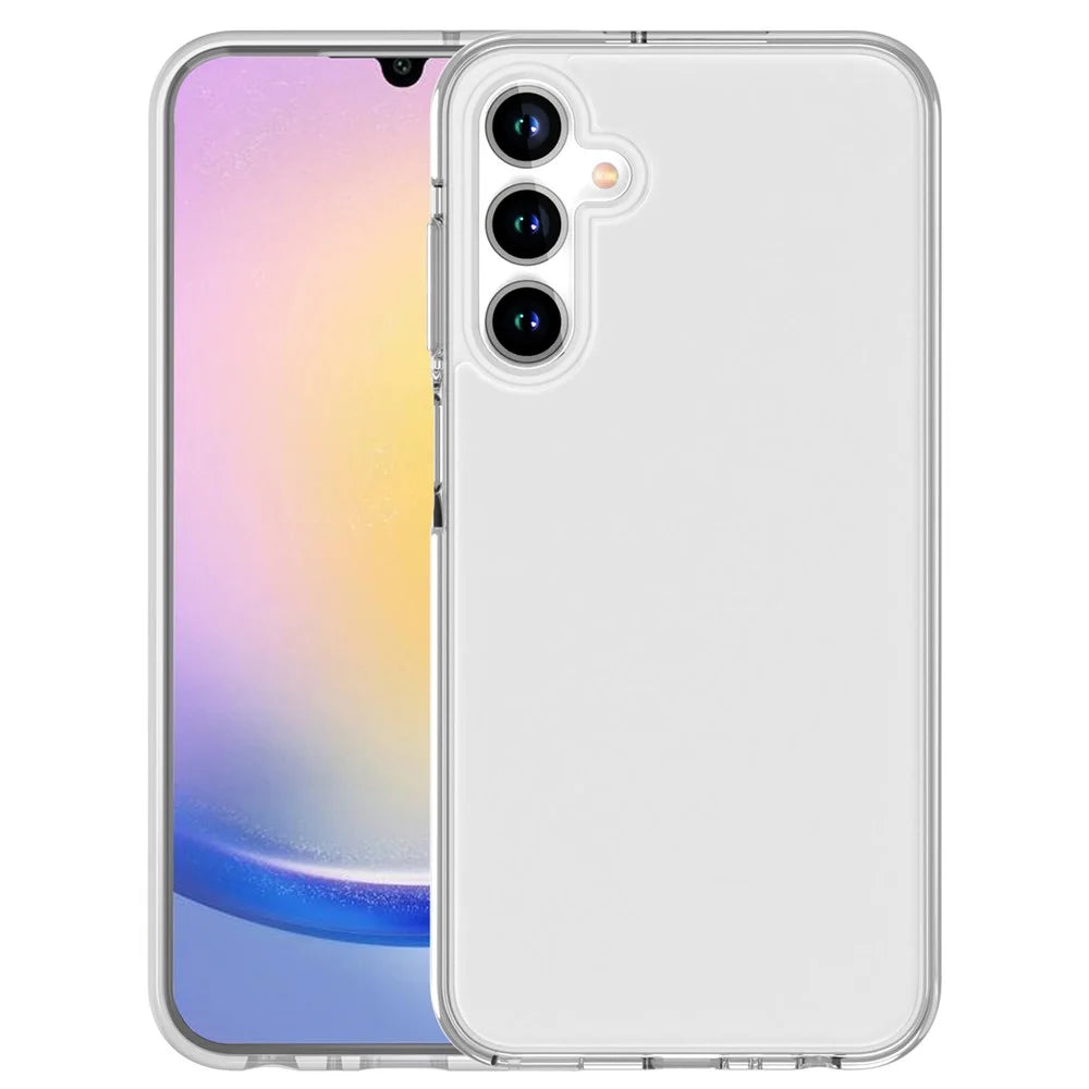 For Samsung Galaxy A15 5G Clear Case Hard PC + Soft TPU Hybrid Phone Cover - 1