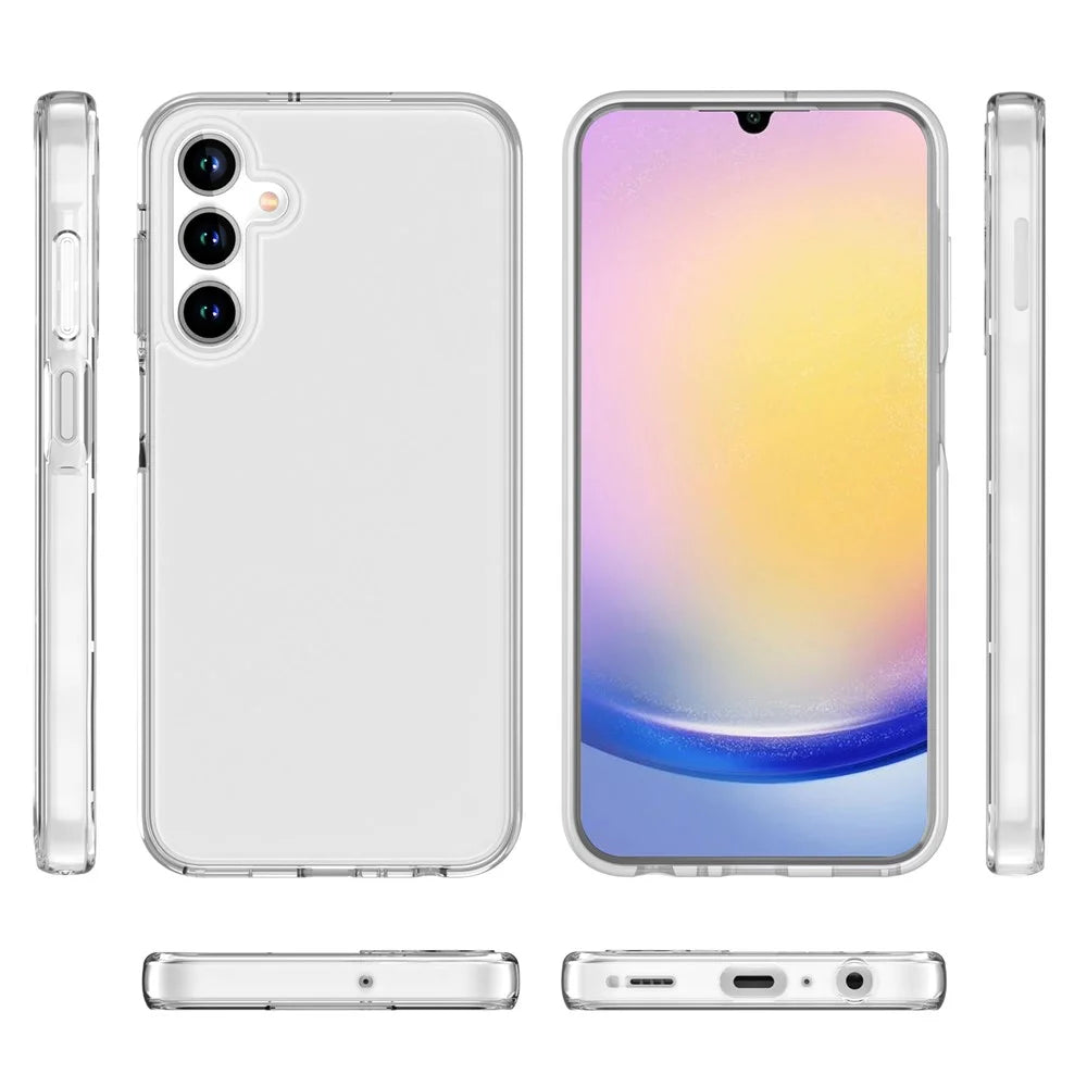 For Samsung Galaxy A15 5G Clear Case Hard PC + Soft TPU Hybrid Phone Cover - 7