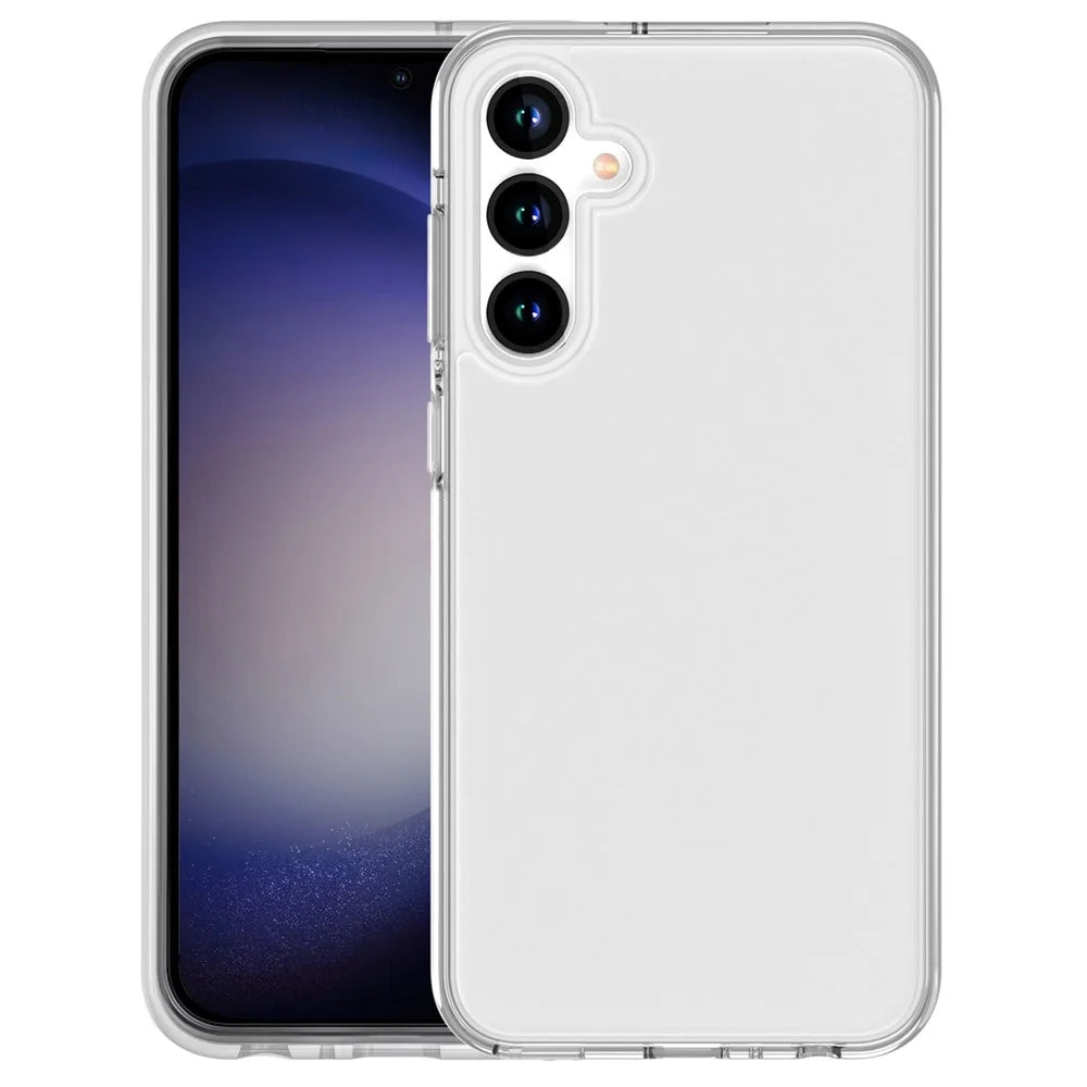 For Samsung Galaxy S23 FE Slim Case Hard PC + Soft TPU Clear Phone Cover - 1