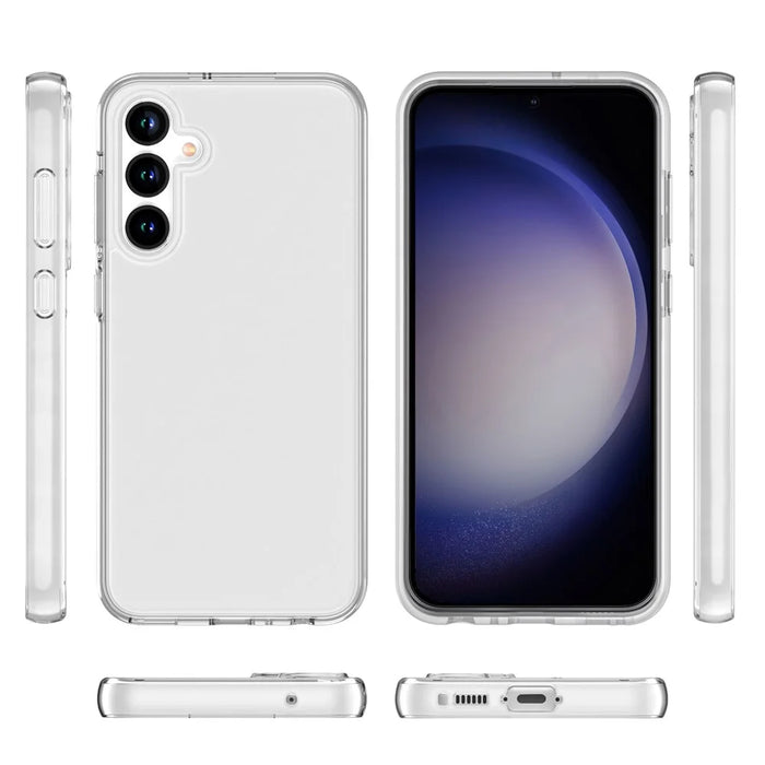 For Samsung Galaxy S23 FE Slim Case Hard PC + Soft TPU Clear Phone Cover - 5