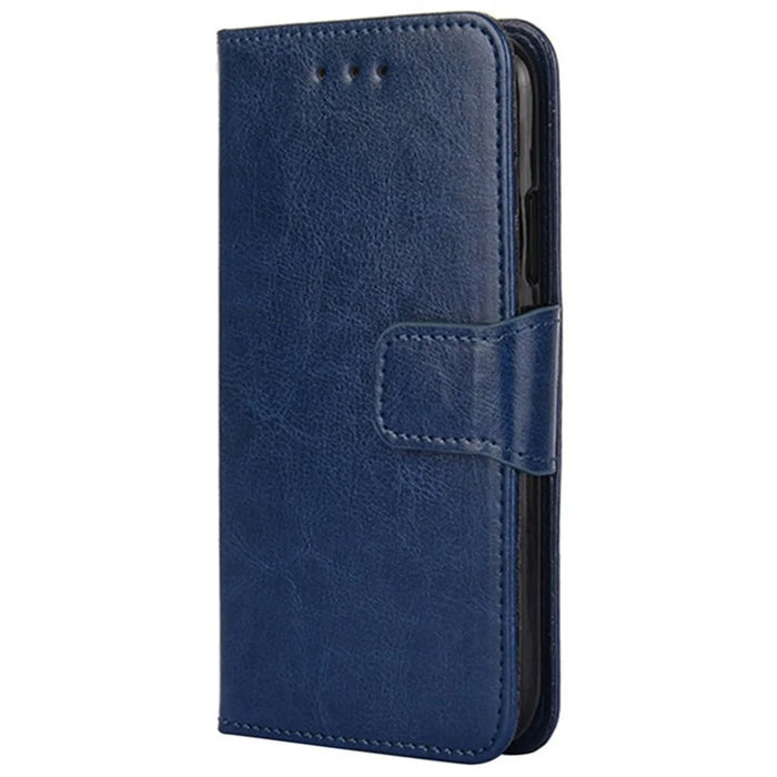 For Samsung Galaxy A15 4G / 5G Leather Case Phone Cover with Wallet Stand - Sapphire - 6