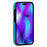 For iPhone 15 Pro Max Cell Phone Case Mandala Imprinted PU Leather+TPU Cover - Blue - 5