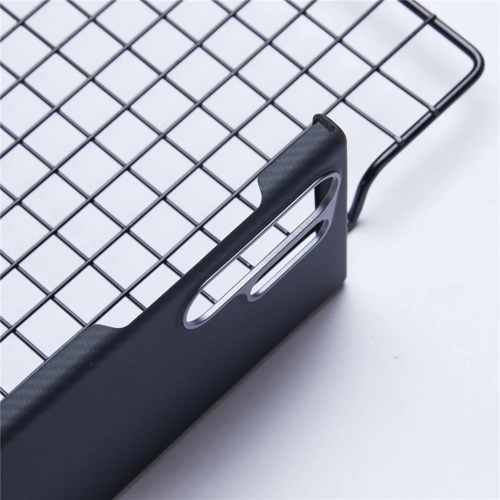 For Samsung Galaxy S23 Ultra Magnetic Case Aramid Fiber 600D Fine Texture Large Cutout Phone Cover - 6