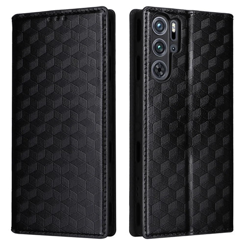 For ZTE nubia Red Magic 9 Pro+ 5G / Red Magic 9 Pro 5G Case Phone Stand Magnetic Phone Cover - Black - 1