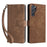 For ZTE nubia Red Magic 9 Pro 5G  /  9 Pro+ 5G Case Leather RFID Blocking Phone Cover - Brown - 1