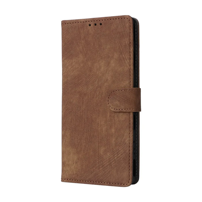 For ZTE nubia Red Magic 9 Pro 5G  /  9 Pro+ 5G Case Leather RFID Blocking Phone Cover - Brown - 5