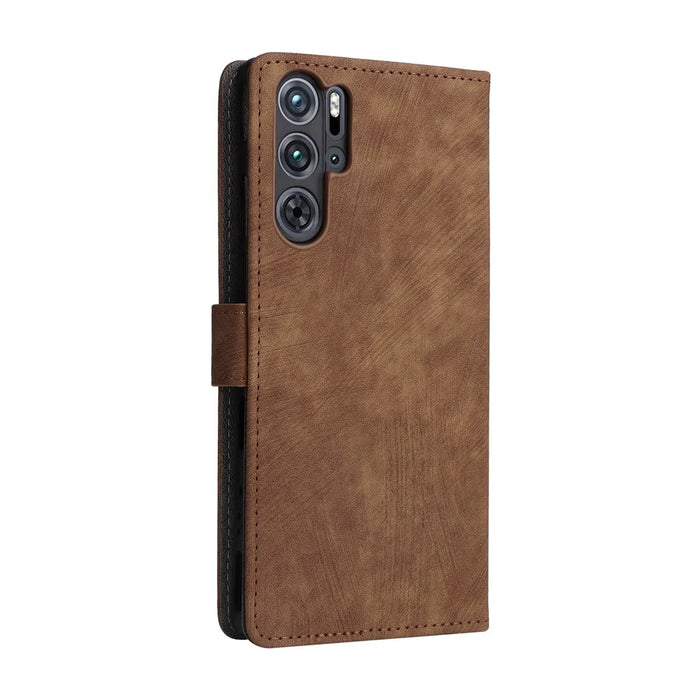 For ZTE nubia Red Magic 9 Pro 5G  /  9 Pro+ 5G Case Leather RFID Blocking Phone Cover - Brown - 6