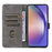 For Samsung Galaxy A55 5G Stand Case Shockproof Shell RFID Blocking Phone Cover Wallet - Brown - 2