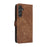 For Samsung Galaxy A55 5G Stand Case Shockproof Shell RFID Blocking Phone Cover Wallet - Brown - 6