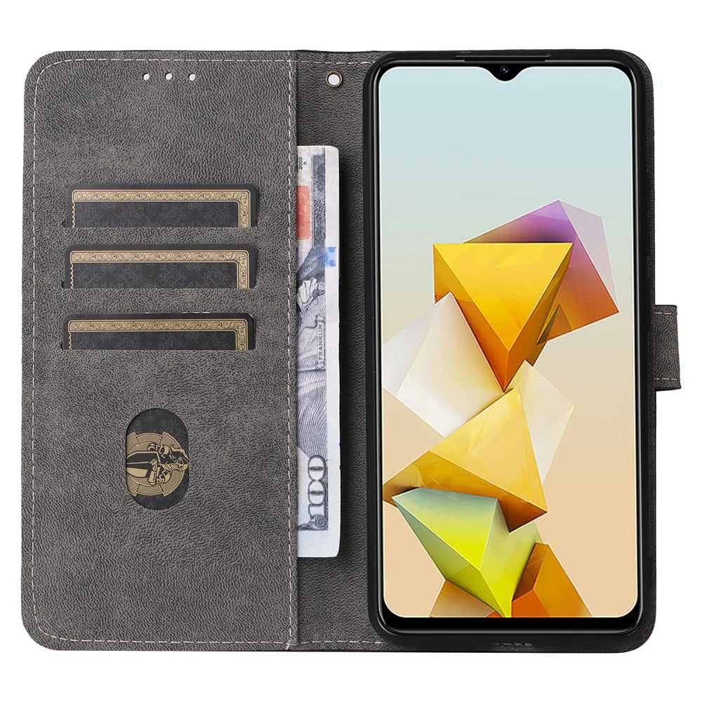 For ZTE Blade A73 Pro 5G / A73 5G / Optus X Pro 5G Case RFID Blocking Card Slots Phone Cover with Hand Strap - Green - 2