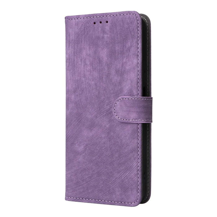 For TECNO Spark 20 Pro KJ6 Case RFID Blocking PU Leather+TPU Cell Phone Cover with Strap - Purple - 5
