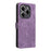 For TECNO Spark 20 Pro KJ6 Case RFID Blocking PU Leather+TPU Cell Phone Cover with Strap - Purple - 6