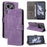 For TECNO Spark 20 Pro KJ6 Case RFID Blocking PU Leather+TPU Cell Phone Cover with Strap - Purple - 7