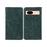 For Google Pixel 8a Case PU Leather Calf Texture Business Style Magnetic Closing Phone Cover - Green - 1