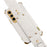 For Samsung Galaxy S24 Cell Phone Case Wristband Design 6D Electroplating Crocodile Texture Back Cover - Yellow - 6