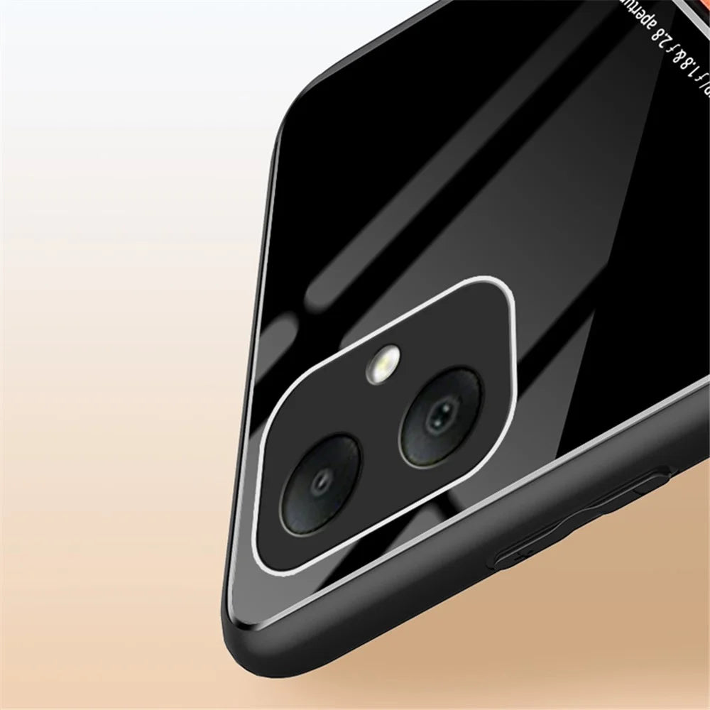 For Samsung Galaxy A05 4G Case PU+TPU+PC Magnetic Car Mount Phone Cover - Orange - 7