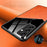For Samsung Galaxy A15 4G / 5G Case Magnetic Car Mount PU+TPU+PC Mobile Phone Cover - Orange - 2