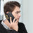 For Samsung Galaxy A15 4G / 5G Case Crocodile Texture Electroplated Phone Cover with Kickstand - Black - 4