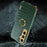 For Samsung Galaxy A15 4G / 5G Case Crocodile Texture Electroplated Phone Cover with Kickstand - Black - 6