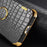 For Samsung Galaxy A15 4G / 5G Case Crocodile Texture Electroplated Phone Cover with Kickstand - Black - 7