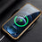 For Samsung Galaxy A35 5G Case 6D Electroplating Smart Phone Crocodile Texture Cover - Green - 4
