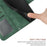 HT04 For Samsung Galaxy Xcover7 Leather Case Phone Wallet with Hand Strap Sunflower Pattern - Dark Green - 7
