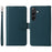 For Samsung Galaxy S24+ Magnetic Case BETOPNICE Detachable PU Leather Phone Cover with Strap - Blue - 1