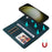 For Samsung Galaxy S24+ Magnetic Case BETOPNICE Detachable PU Leather Phone Cover with Strap - Blue - 3