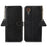 For Samsung Galaxy Xcover7 RFID Blocking Phone Case Genuine Cow Leather Cover - Black - 1