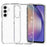 Cell Phone Cover for Samsung Galaxy A55 5G Case PC+TPU Anti-scratch Sparkly Glitter Mobile Shell - White - 2