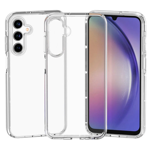 For Samsung Galaxy A55 5G HD Transparent Phone Case PC+TPU Slim-Fit Phone Cover - 1