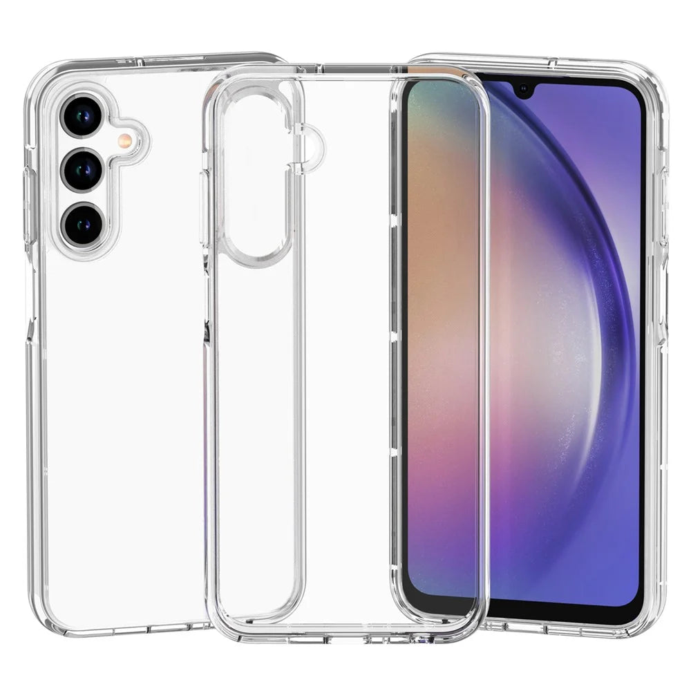 For Samsung Galaxy A25 5G (Global) (161.0 x 76.5 x 8.3mm) Hard PC + Soft TPU Anti-Scratch Clear Case Cell Phone Cover - 2